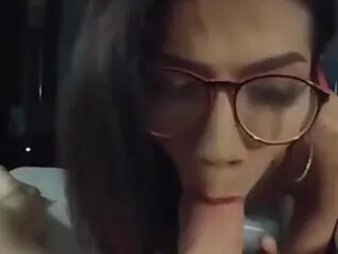 Lingeried ladyboy loves anal backshots