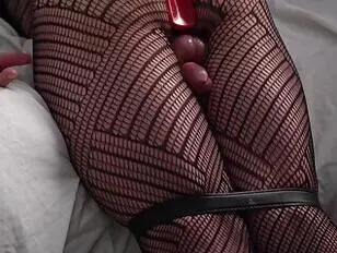 Tied up hands free sissygasm 2 