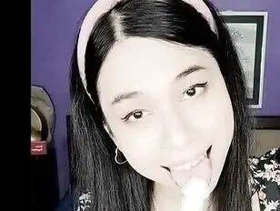 pretty tgirl DaniTheCutie gets slutty with fun candies
