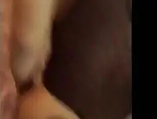 Chubby Asian ladyboy needs more practice with big black dicks