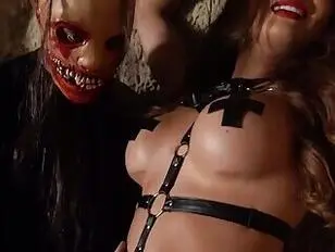 Beautiful round brown bug booty latina gets fucked in sex dungeon 