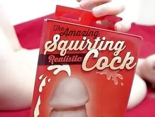 Unboxing huge squirting dildo with Ivy teaser