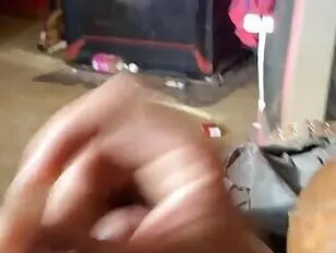 Masterbating in my living room 